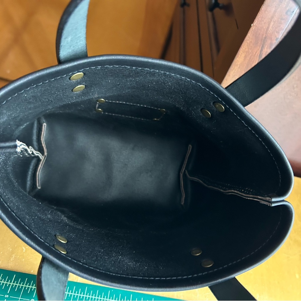 The Modern Inkwell Vegetable Tanned Leather Tote - Picture 3 of 9